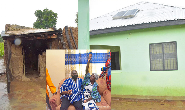 Le Vice-Président Bawumia offre une maison à une lépreuse de 82 ans