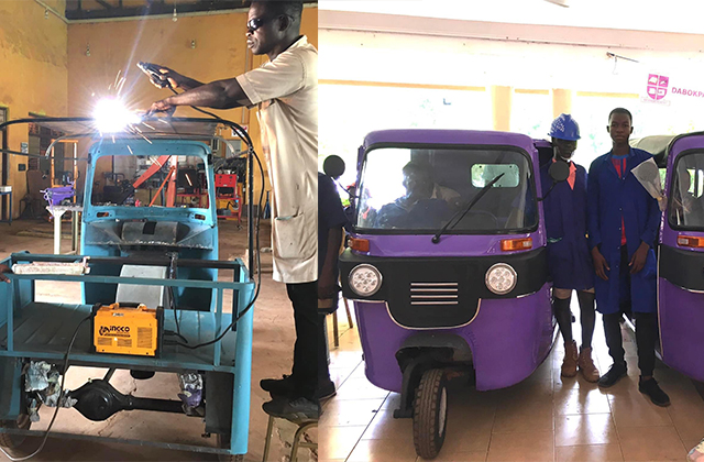Technologie : Des lycéens ghanéens fabriquent eux-mêmes des tricycles de A à Z – Photos