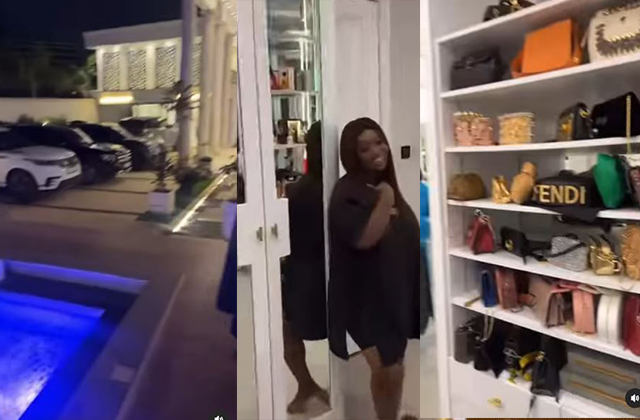 Vidéo exclusive de Jackie Appiah dans son manoir