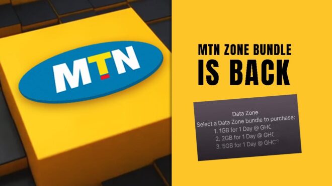 MTN Ghana rétablit son forfait Data Zone avec des tarifs revisés