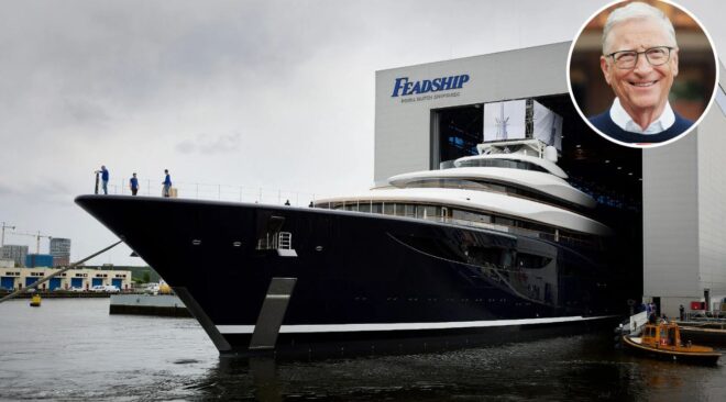 Le superyacht de Bill Gates – sur lequel il n’ a jamais mis les pieds – en vente pour un prix incroyable
