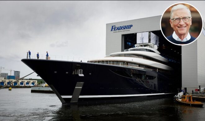 Le superyacht de Bill Gates – sur lequel il n’ a jamais mis les pieds – en vente pour un prix incroyable