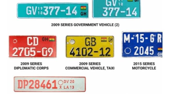 Ghana : Découvrez les nouvelles plaques d’immatriculation de véhicules