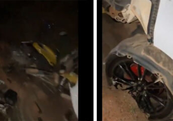 Vidéo : Une automobiliste ghanéenne percute deux bandits à moto et déjoue une tentative de vol