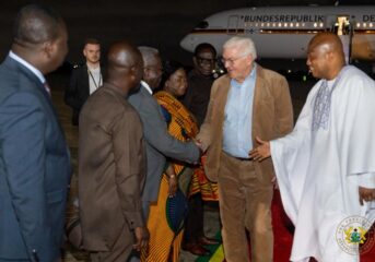 Coopération : Visite d’État de trois jours du président allemand au Ghana