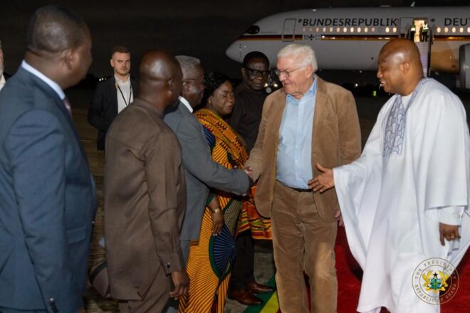 Coopération : Visite d’État de trois jours du président allemand au Ghana